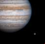 Great Red Spot and Ganymede